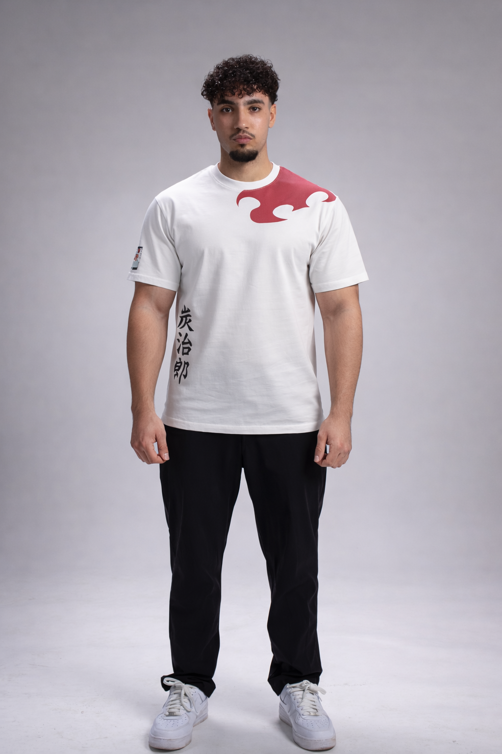 Demon Slayer - Kamado Tanjiro - Oversized White T-Shirt