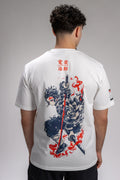 Demon Slayer - Kamado Tanjiro - Oversized White T-Shirt
