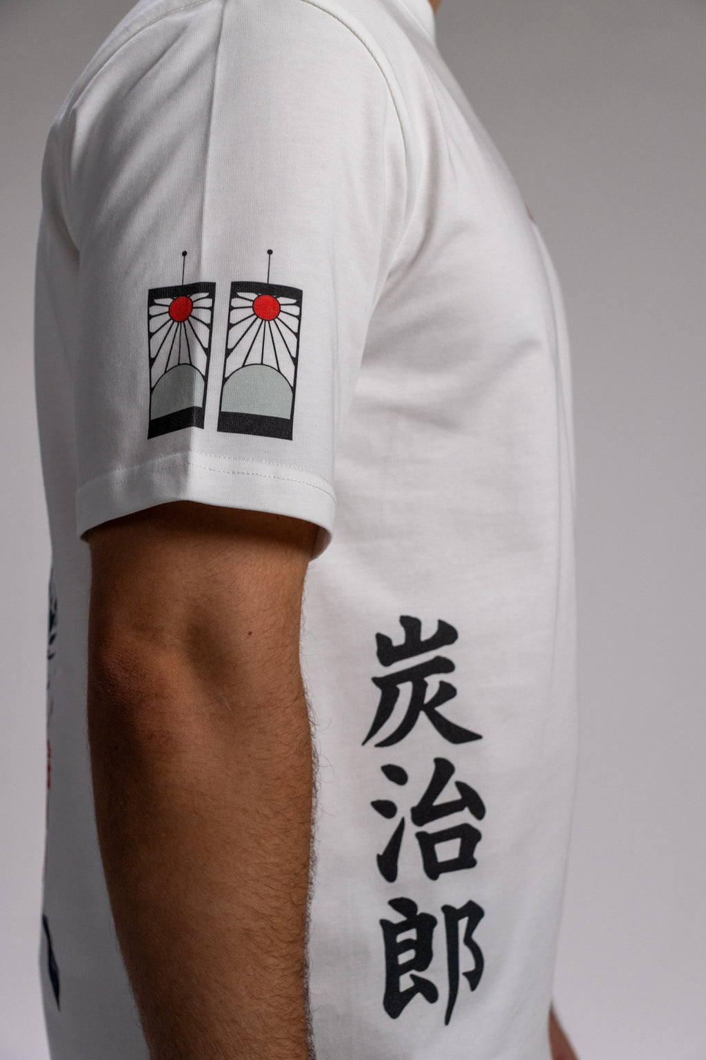Demon Slayer - Kamado Tanjiro - Oversized White T-Shirt