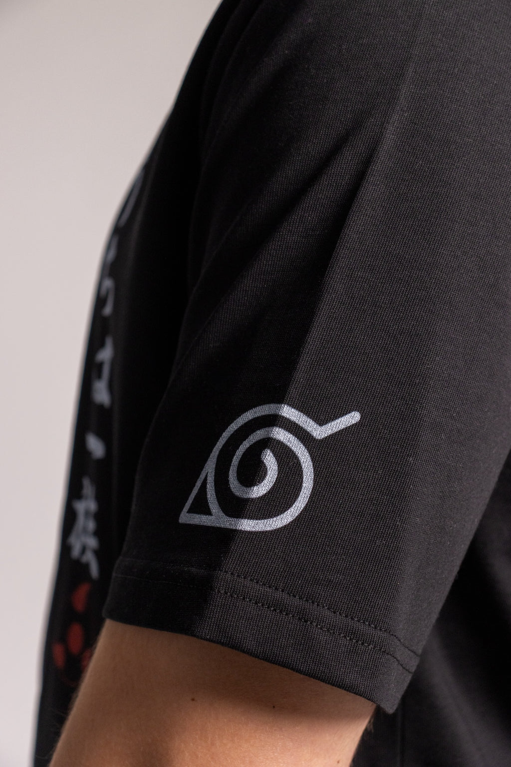 Naruto - Uchiha Clan - Black Oversized T-Shirt