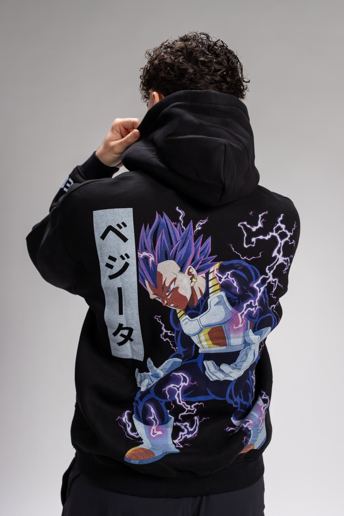Dragon Ball - Vegeta Ultra Ego Oversized Black Hoodie – DLC Brothers
