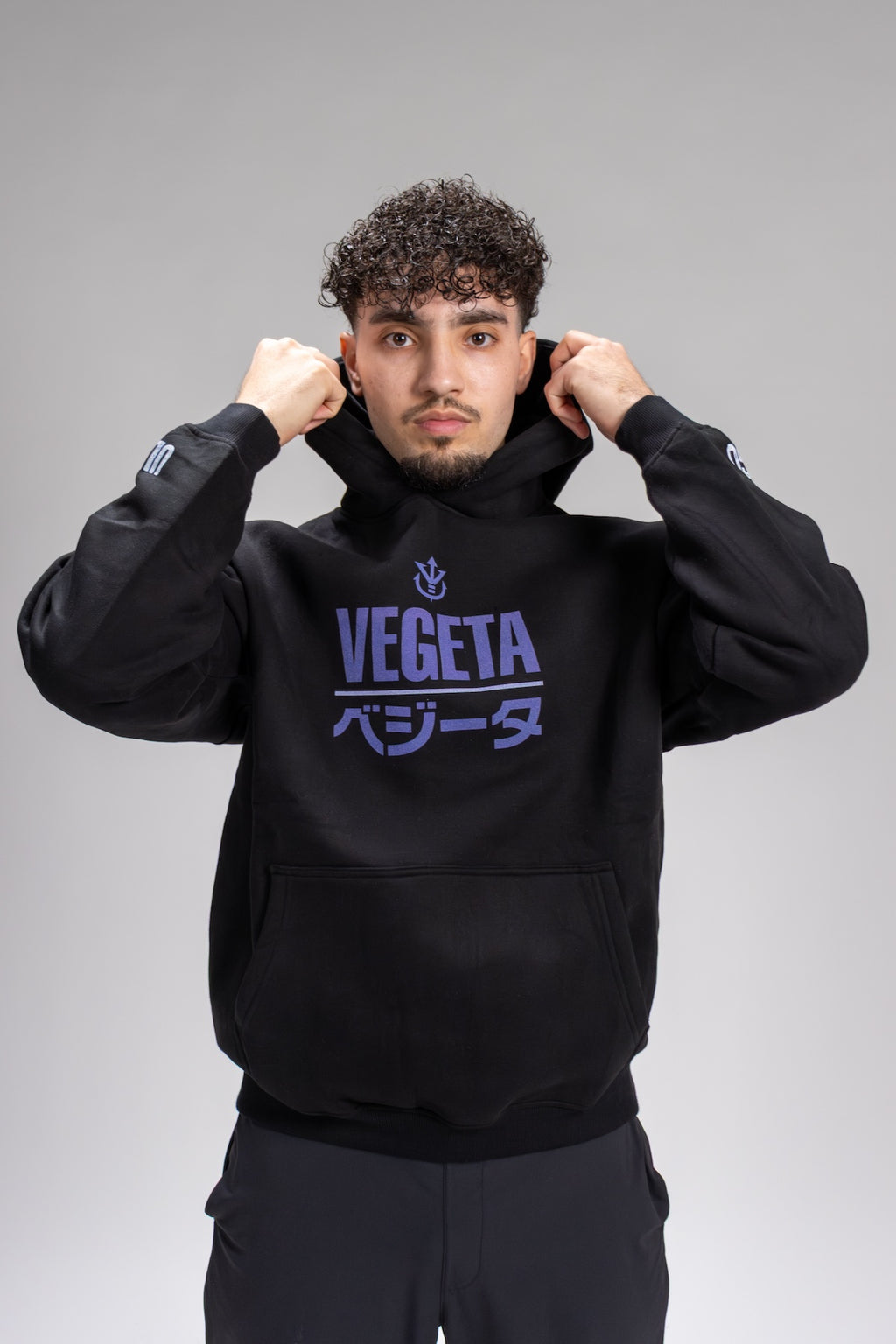 Dragon Ball - Vegeta Ultra Ego Oversized Black Hoodie