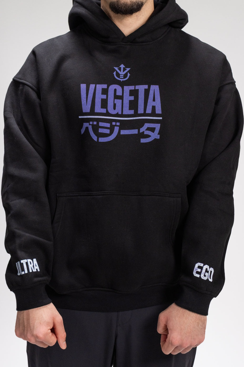 Dragon Ball - Vegeta Ultra Ego Oversized Black Hoodie