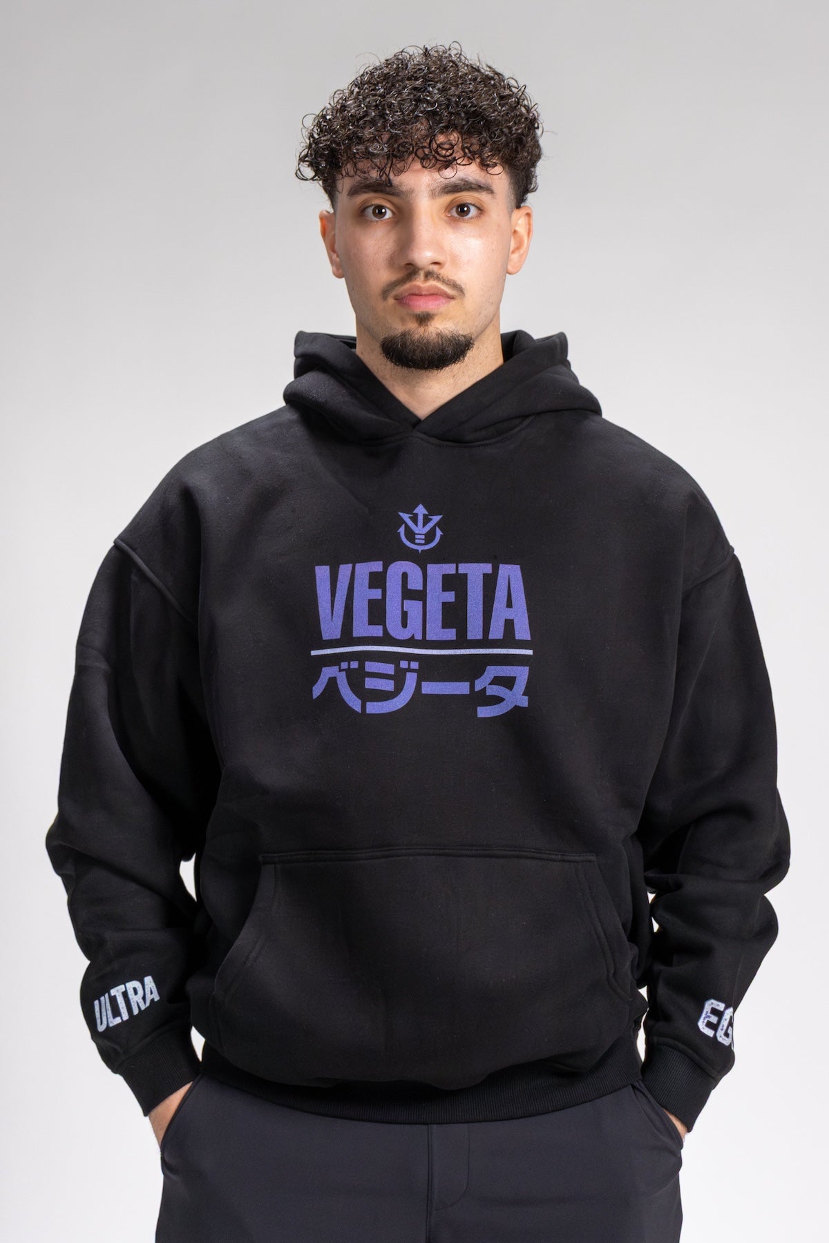 Dragon Ball - Vegeta Ultra Ego Oversized Black Hoodie